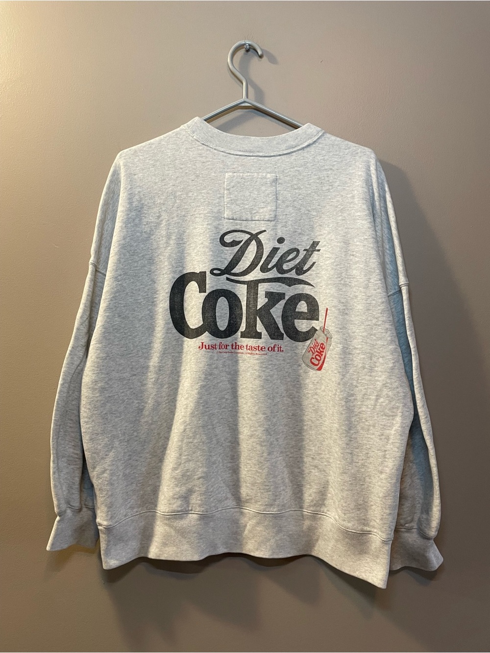 Abercrombie & Fitch Gray Diet Coke Logo Crewneck Sweatshirt